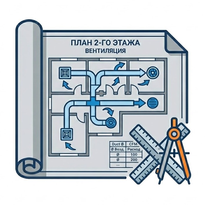 Проектирование вентиляции