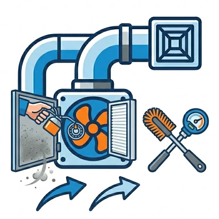 Обслуживание вентиляции